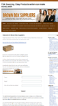 Mobile Screenshot of brownboxsuppliers.com
